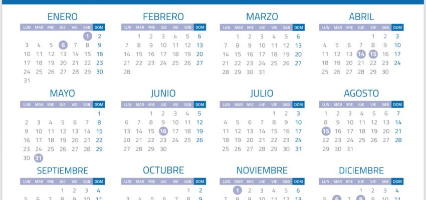 Calendario Laboral y Fiestas Locales provincia de Guadalajara 2022