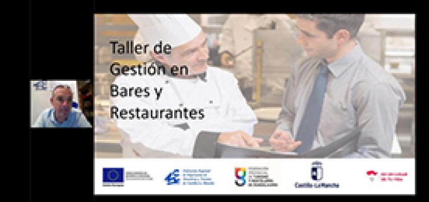 La gesti�n de bares y restaurantes centra un nuevo taller-webinar de la Federaci�n provincial de Turismo y Hosteler�a de Guadalajara 