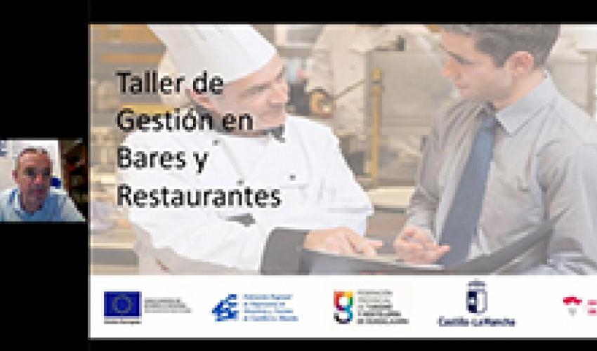 La gesti�n de bares y restaurantes centra un nuevo taller-webinar de la Federaci�n provincial de Turismo y Hosteler�a de Guadalajara 