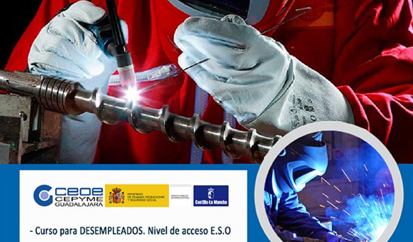 �ltimas plazas para los cursos de soldadura TIG y sistemas de gesti�n de informaci�n de CEOE-CEPYME Guadalajara