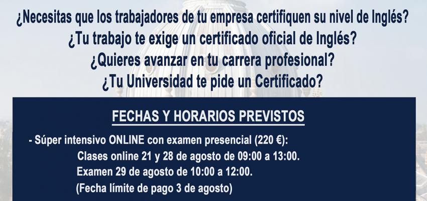 El departamento de Formaci�n de CEOE-CEPYME Guadalajara lanza los nuevos cursos intensivos preparatorios para el Oxford Test of English