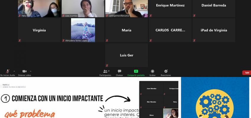 El programa de apoyo a emprendedores de la provincia de Guadalajara de CEOE realiza su primera jornada colectiva orientada a la venta de sus proyectos