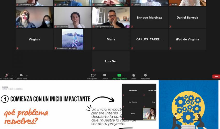 El programa de apoyo a emprendedores de la provincia de Guadalajara de CEOE realiza su primera jornada colectiva orientada a la venta de sus proyectos