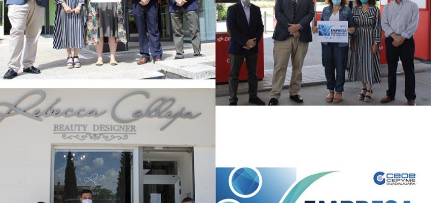 CEOE-CEPYME Guadalajara y el Ayuntamiento de la capital hacen entrega de los primeros sellos Empresa Responsable y de Confianza 