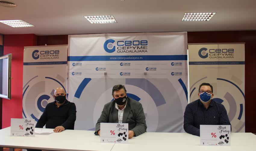 Ayuntamiento de Guadalajara, FEDECO y FCG ponen en marcha la campa�a Black Friday
