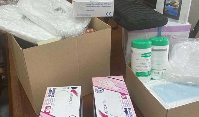 CEOE-CEPYME Guadalajara contin�a con la recogida y coordinaci�n de alimentos y material sanitario donado por empresas para luchar contra el COVID-19