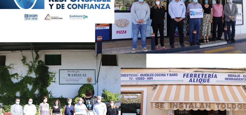 CEOE-CEPYME Guadalajara y la Diputaci�n Provincial hacen entrega de los primeros sellos Empresa Responsable y de Confianza en Mond�jar 