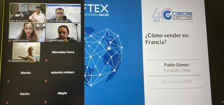 Finaliza el ciclo de jornadas de comercio exterior de CEOE-CEPYME Guadalajara aprendiendo a vender en Francia