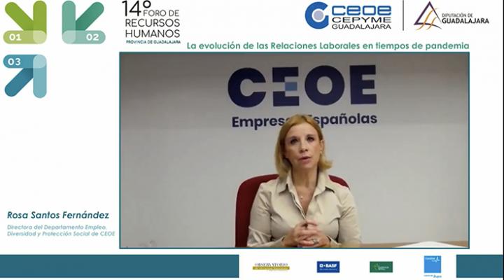 El 14 Foro de Recursos Humanos de CEOE-CEPYME Guadalajara se celebra de manera virtual con cerca de 400 asistentes