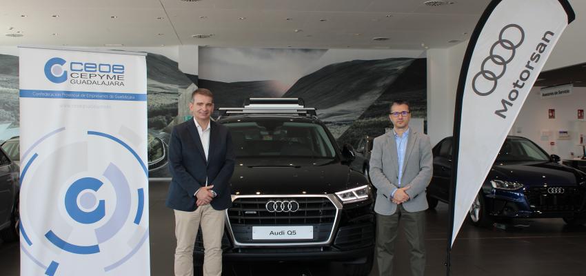 CEOE-CEPYME Guadalajara y Motorsan-Audi renuevan su convenio de colaboraci�n