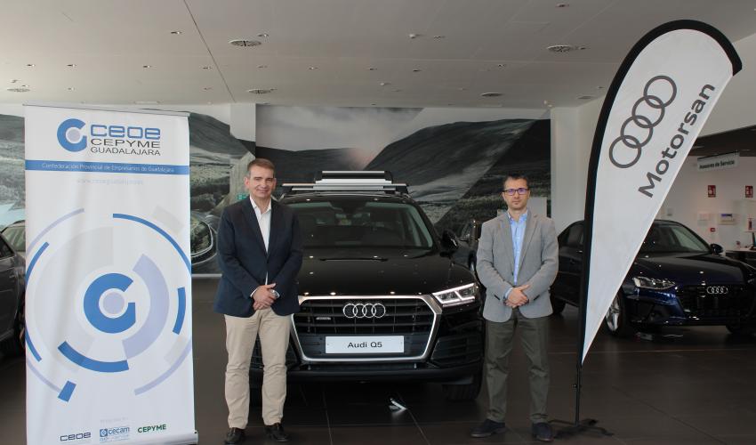 CEOE-CEPYME Guadalajara y Motorsan-Audi renuevan su convenio de colaboraci�n