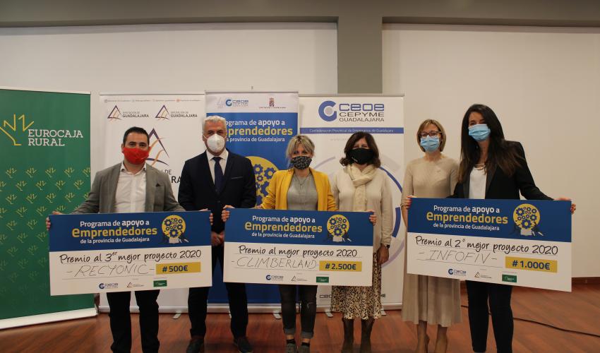 Climberland, ganador de la tercera edici�n del programa de apoyo a emprendedores de la provincia de  CEOE-CEPYME Guadalajara y la Diputaci�n Provincial