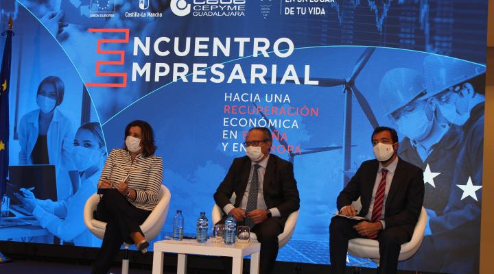 Celebrado el encuentro empresarial: Hacia la recuperaci�n econ�mica en Espa�a y Europa, con la presencia de Garc�a Page