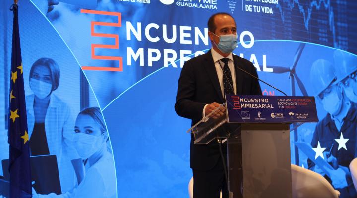 Celebrado el encuentro empresarial: Hacia la recuperaci�n econ�mica en Espa�a y Europa, con la presencia de Garc�a Page