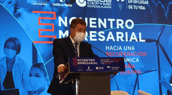 Celebrado el encuentro empresarial: Hacia la recuperaci�n econ�mica en Espa�a y Europa, con la presencia de Garc�a Page