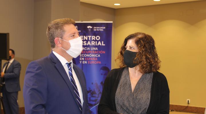 Celebrado el encuentro empresarial: Hacia la recuperaci�n econ�mica en Espa�a y Europa, con la presencia de Garc�a Page