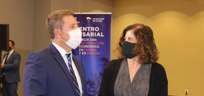 Celebrado el encuentro empresarial: Hacia la recuperaci�n econ�mica en Espa�a y Europa, con la presencia de Garc�a Page