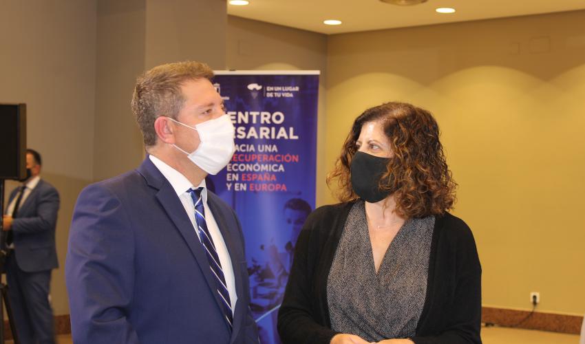 Celebrado el encuentro empresarial: Hacia la recuperaci�n econ�mica en Espa�a y Europa, con la presencia de Garc�a Page