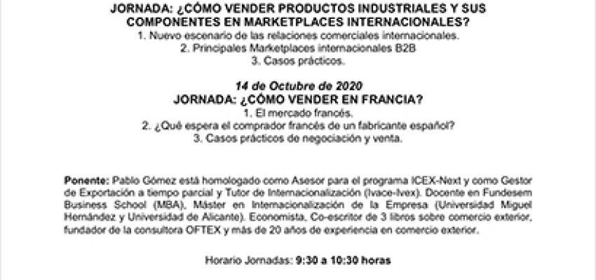 Nuevo ciclo virtual de jornadas de comercio exterior de CEOE-CEPYME Guadalajara