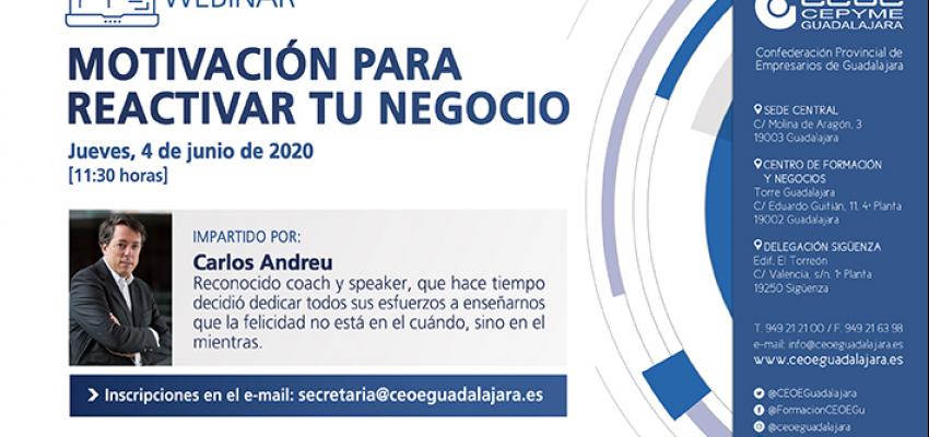 CEOE-CEPYME Guadalajara programa una webinar motivacional para la reactivaci�n de los negocios