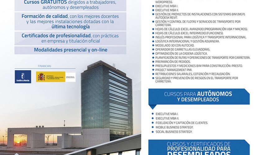 45 nuevos cursos conforman la programaci�n gratuita de CEOE-CEPYME Guadalajara para 2020