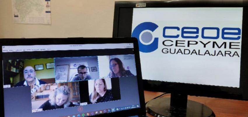 Diputaci�n de Guadalajara y CEOE-CEPYME marcan las l�neas de actuaci�n para reactivar el tejido empresarial en la provincia