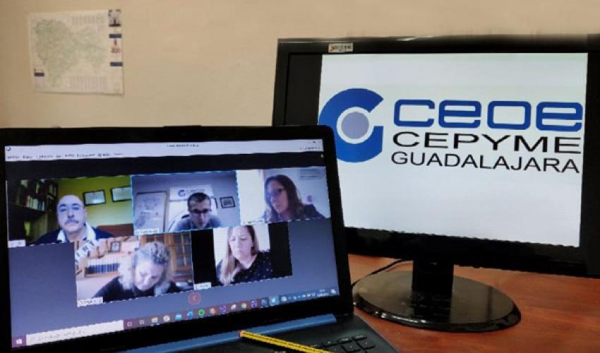 Diputaci�n de Guadalajara y CEOE-CEPYME marcan las l�neas de actuaci�n para reactivar el tejido empresarial en la provincia