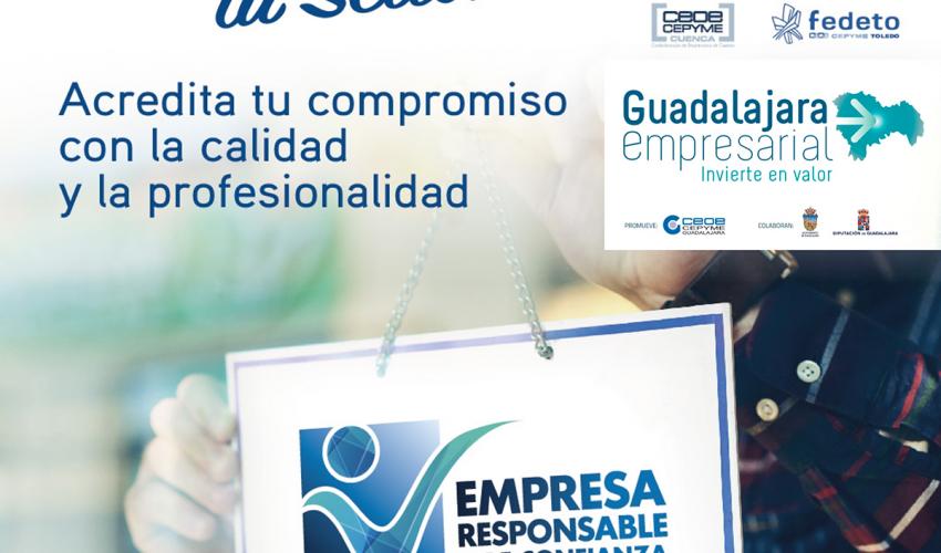 CEOE-CEPYME Guadalajara lanza el sello empresa responsable y de confianza con la colaboraci�n de la Diputaci�n Provincial y el Ayuntamiento de Guadalajara 
