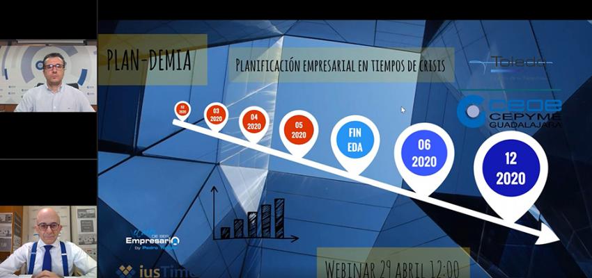 La planificaci�n empresarial en tiempos de crisis centra un nuevo webinar de CEOE-CEPYME Guadalajara