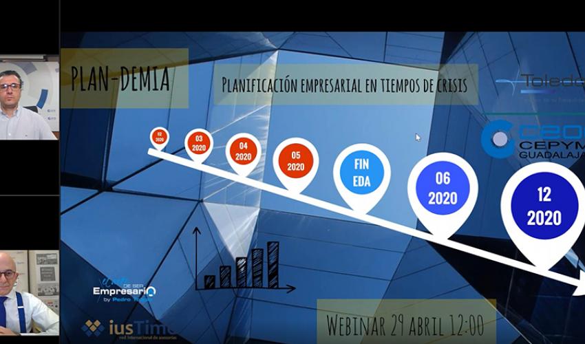 La planificaci�n empresarial en tiempos de crisis centra un nuevo webinar de CEOE-CEPYME Guadalajara