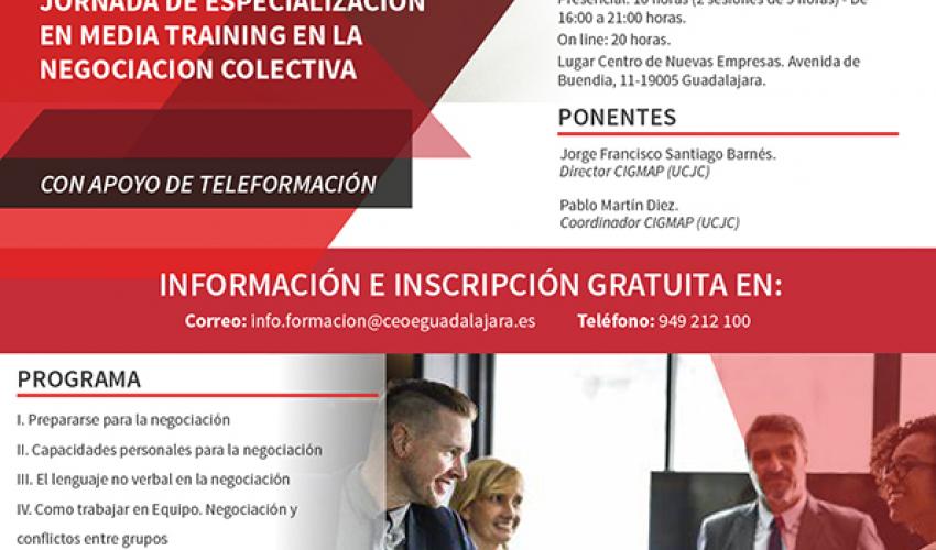 CEOE-CEPYME Guadalajara organiza dos jornadas de especializaci�n en negociaci�n colectiva