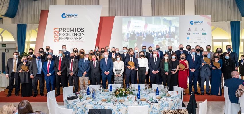CEOE-CEPYME Guadalajara entrega sus premios excelencia empresarial 2021 con la vuelta a la presencialidad
