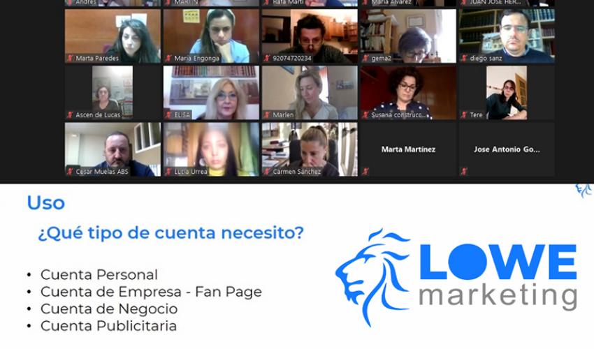 M�s de 200 empresarios y aut�nomos se conectan a los dos primeros talleres virtuales sobre gesti�n de redes sociales de CEOE-CEPYME Guadalajara