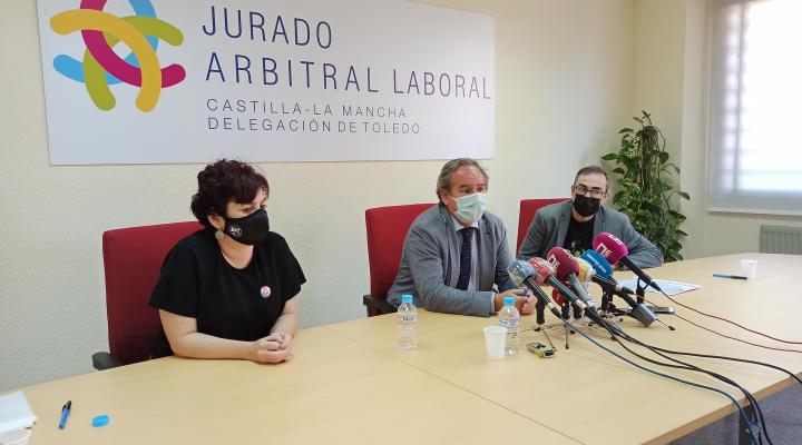CECAM, CCOO y UGT acuerdan posiciones comunes para actualizar los convenios de CLM los pr�ximos dos a�os e impulsar la negociaci�n colectiva