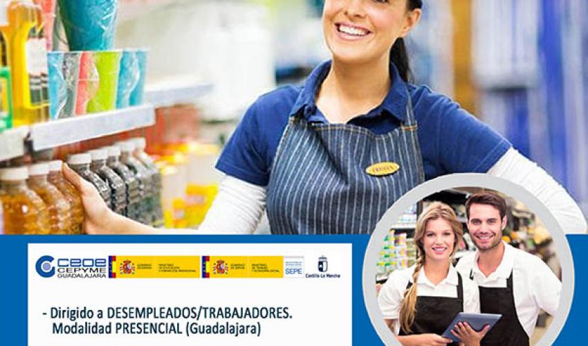 Abierto el plazo de inscripci�n para el curso de actividades auxiliares de comercio de CEOE-CEPYME Guadalajara