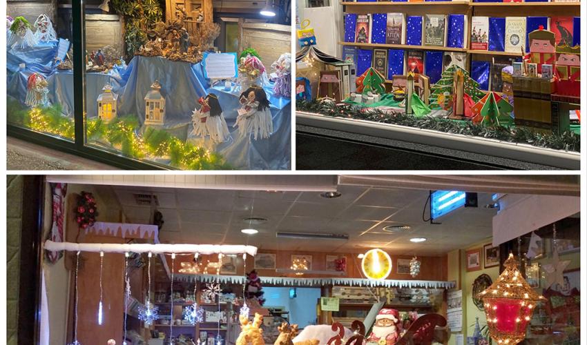 Librer�a L�a y Panader�a Miguel �ngel, ganadores del concurso de escaparates navide�os