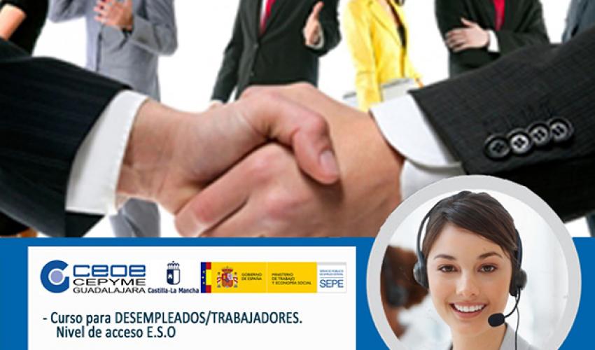 �ltimas plazas para el curso online de actividades de venta de CEOE-CEPYME Guadalajara