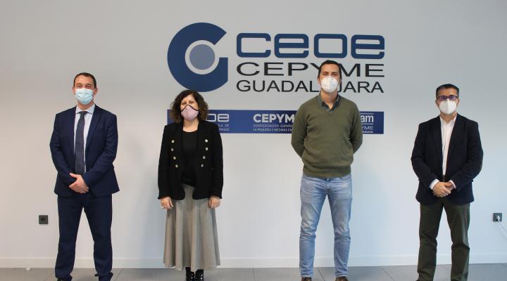 CEOE-CEPYME Guadalajara e ILUNION Facility Services firman un convenio de colaboraci�n