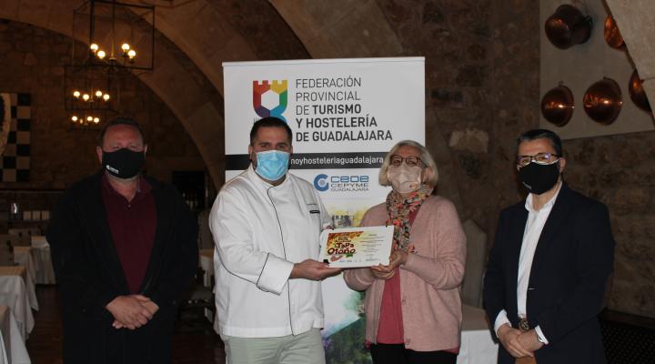 Entregados los premios del concurso de la ruta de la tapa provincial de la Federaci�n provincial de Turismo y Hosteler�a de Guadalajara