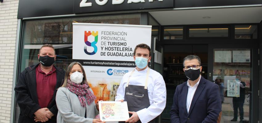 Entregados los premios del concurso de la ruta de la tapa provincial de la Federaci�n provincial de Turismo y Hosteler�a de Guadalajara