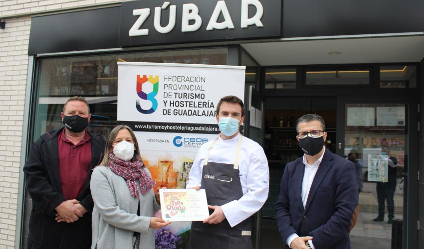 Entregados los premios del concurso de la ruta de la tapa provincial de la Federaci�n provincial de Turismo y Hosteler�a de Guadalajara