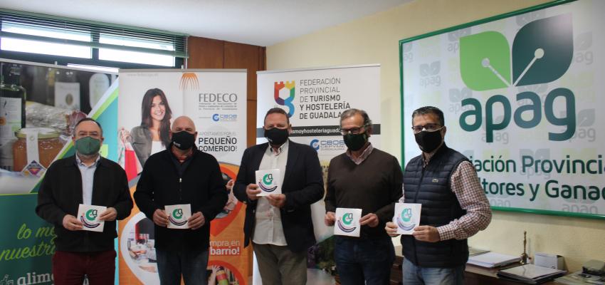 Las federaciones de Turismo y Hosteler�a y Comercio de CEOE-CEPYME apoyan a los Alimentos de Guadalajara 