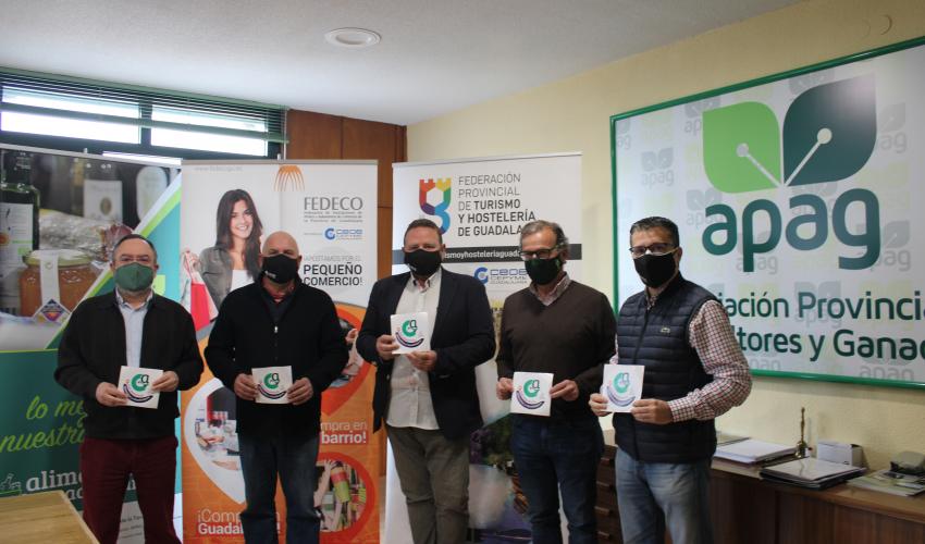 Las federaciones de Turismo y Hosteler�a y Comercio de CEOE-CEPYME apoyan a los Alimentos de Guadalajara 