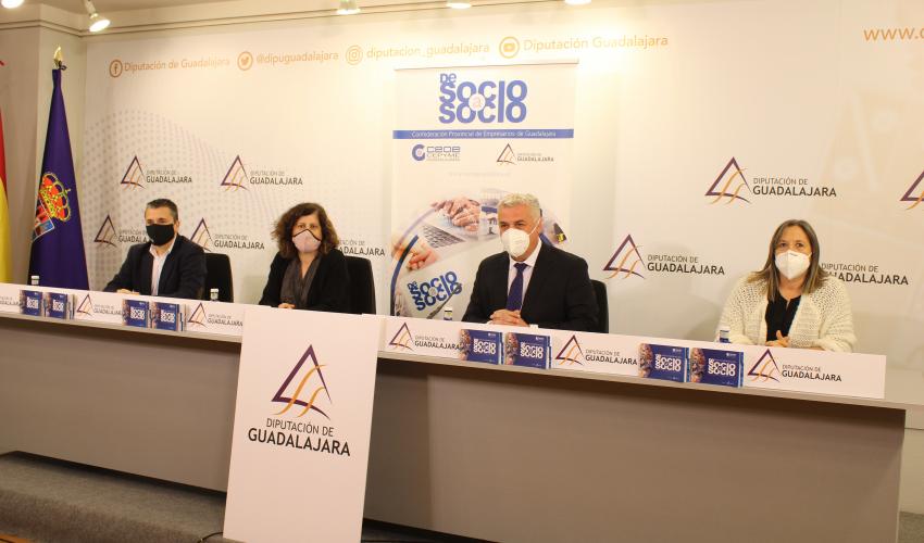 CEOE-CEPYME Guadalajara y Diputaci�n provincial presentan la gu�a de empresas de Socio a Socio 2021