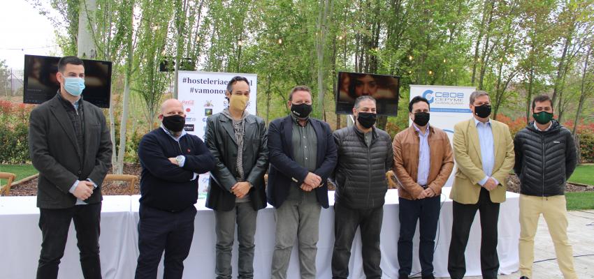 La Federaci�n provincial de Turismo y Hosteler�a de Guadalajara participa en la presentaci�n de la canci�n “V�monos al bar” de La Banda del Capit�n Inhumano