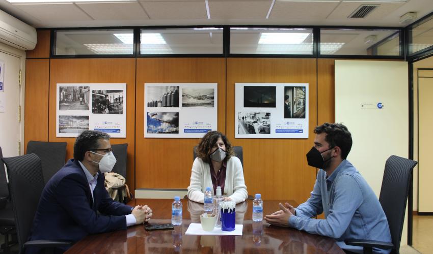La presidenta de CEOE-CEPYME Guadalajara y el secretario general de CCOO mantienen su primer encuentro