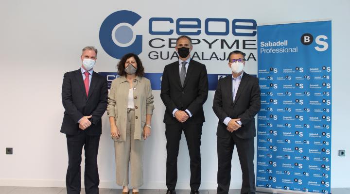 CEOE-CEPYME Guadalajara y Banco Sabadell renuevan su convenio de colaboraci�n