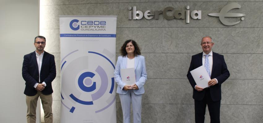 CEOE-CEPYME Guadalajara e Ibercaja contin�an su colaboraci�n un a�o m�s