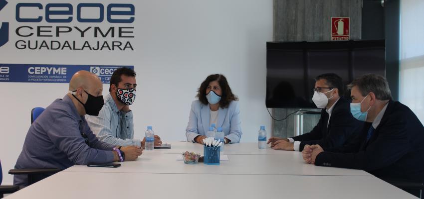 CEOE-CEPYME Guadalajara y los sindicatos UGT y CCOO reivindican la importancia del di�logo social