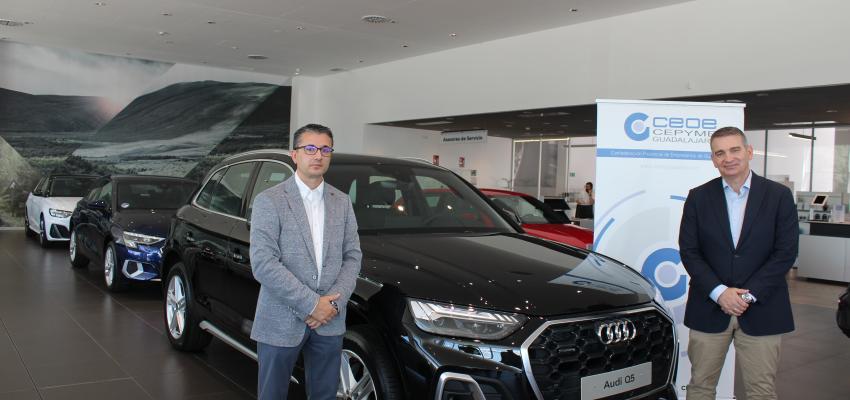CEOE-CEPYME Guadalajara y Motorsan-Audi renuevan su convenio de colaboraci�n